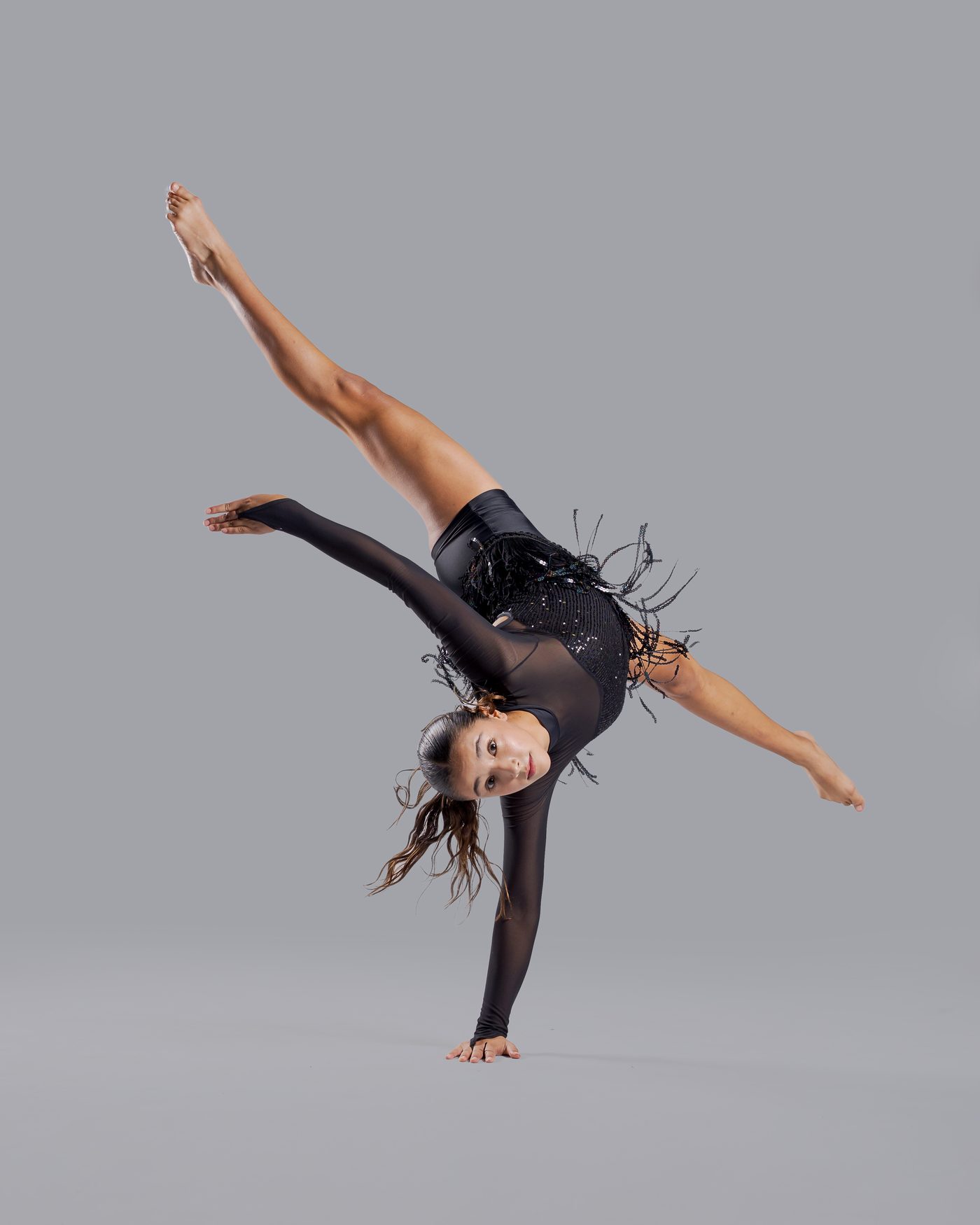 Alumna en extensión de gimnasia
